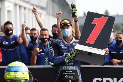 Luca Bernardi, pole position, French WorldSSP, 4 September 2021