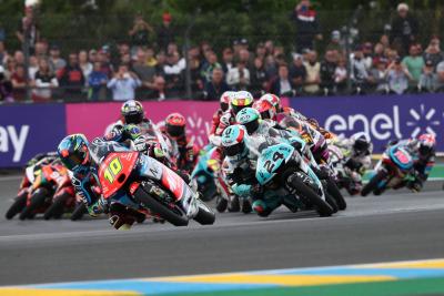 Diogo Moreira, Moto3 race start, French MotoGP, 15 May