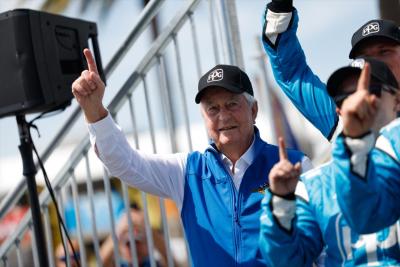 Roger Penske celebrates 