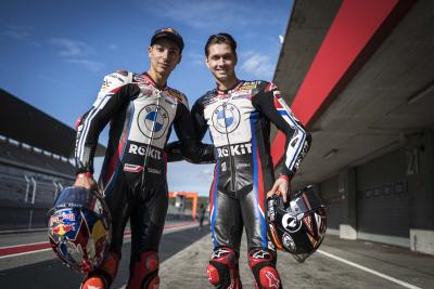 Toprak Razgatlioglu and Michael Van Der Mark, BMW WorldSBK Portimao 2023