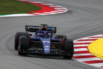 Alex Albon on track for Williams at the 2023 Spanish Grand Prix