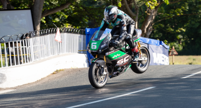 IOMTT, Isle of MAn TT, 2023, Supertwin, race1. Dunlop, Browne, Coward